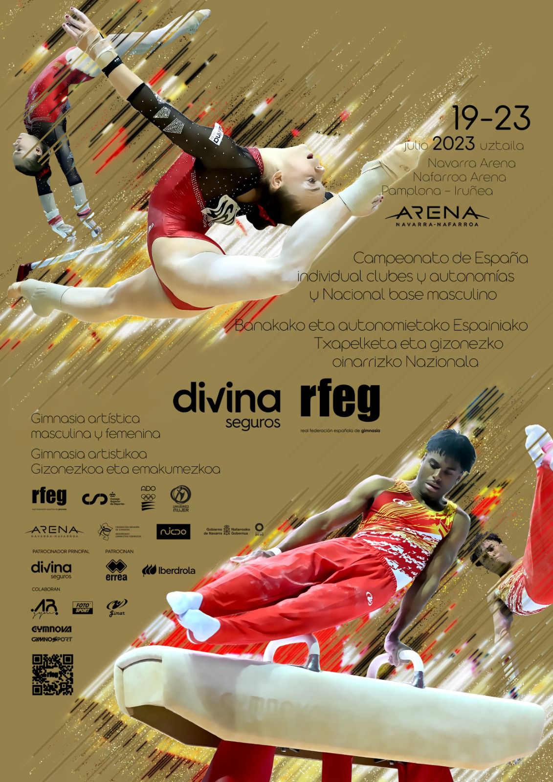 Cuenta atr&aacute;s para el Campeonato de Espa&ntilde;a individual, clubes y autonom&iacute;as GAM/GAF y el Nacional Base GAM